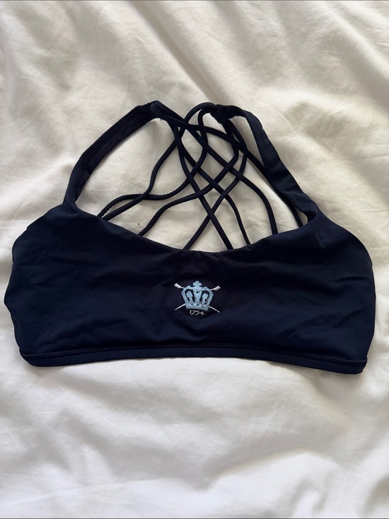 lululemon athletica Other - Columbia Crown Embroidered lululemon free to be wild bra — navy blue